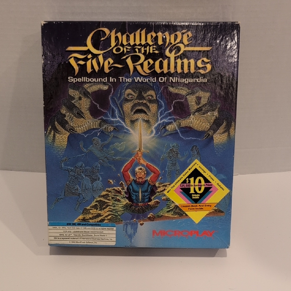 Vintage Floppy Dusk Pc Gamer Challenge of the Five Realms